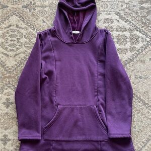 Bearsland Deep Purple Fleece double zip nursing Hoodie